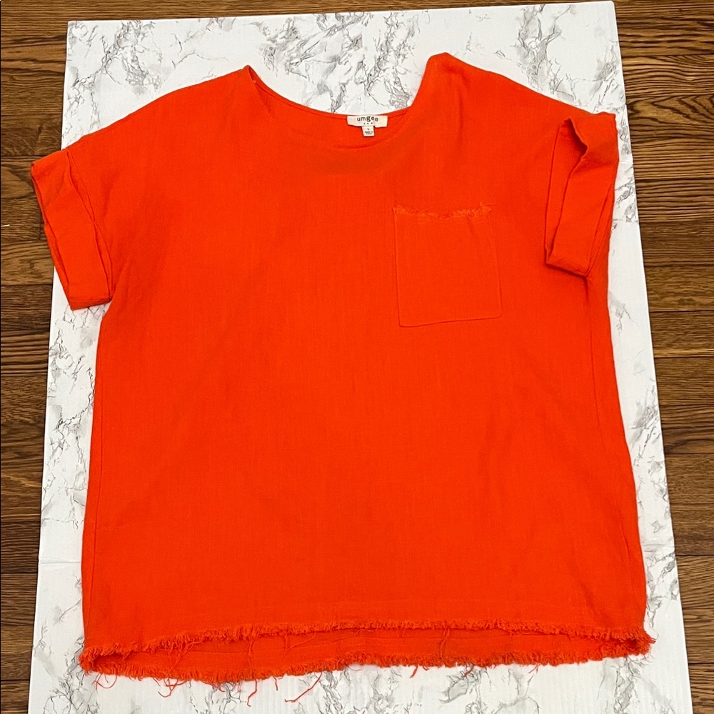 Umgee Vibrant Orange Top